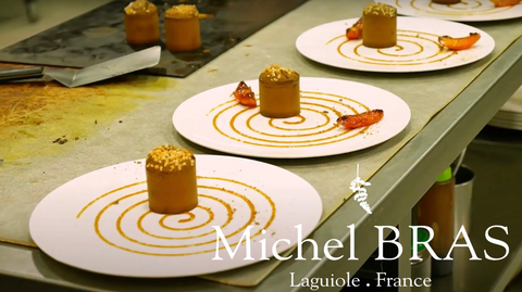 Coulants Making and Flowing at Maison Bras Restaurant Kitchen in Laguiole