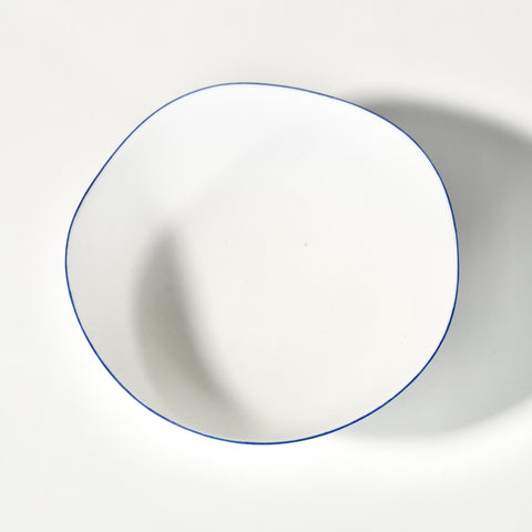 Blue-White Bowl (Medium) by Hiromi Daido