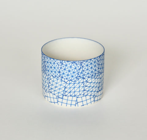 Blue x White KAKEAMI (Gradation) by Hiromi Daido