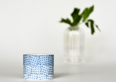 Blue x White KAKEAMI (Gradation) by Hiromi Daido