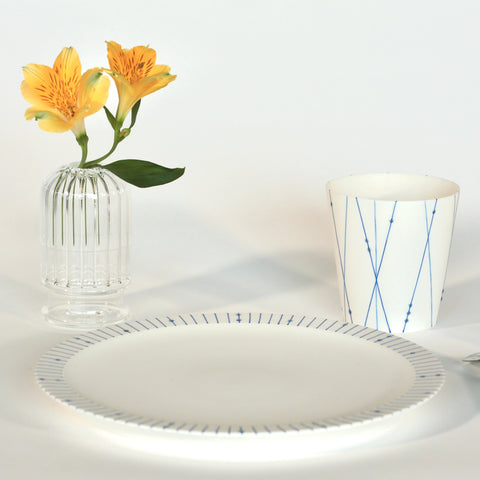 "Ame" Rain Large Plate by Hiromi Daido
